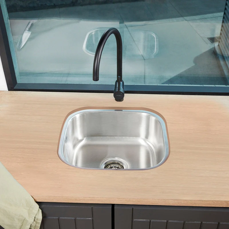 Lavaplatos Bajo Cubierta Acero Inox New Pio Square 1C FDV