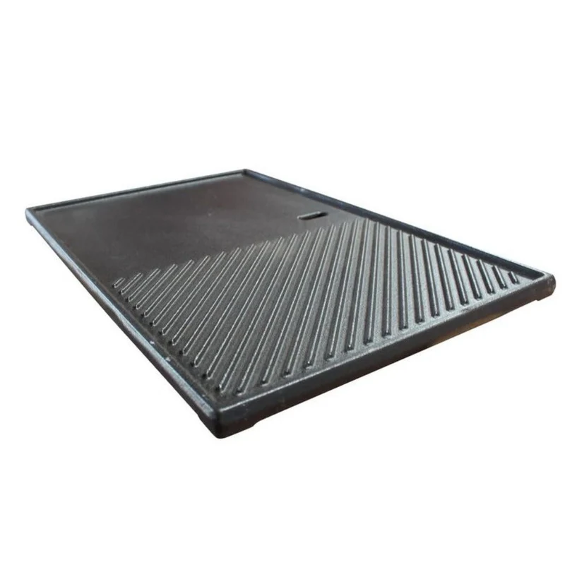 Plancha De Hierro Fundido Para Parrilla y Cocina - Rectangular 39x48 Kinggrill