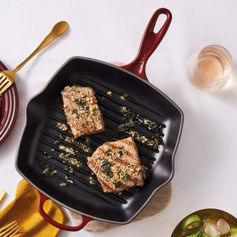 Sartén Skillet Grill Cuadrada Rhone 26 Cm Le Creuset