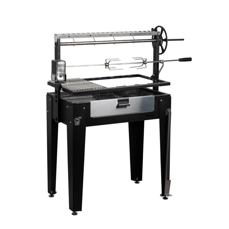 Pack Parrilla Maitén + Spiedo Hibrido 90 Cms Bosca