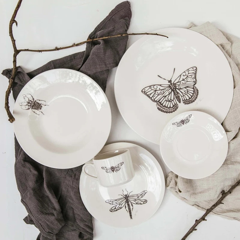 Vajilla Porcelana 6 Personas Anita Peñaloza