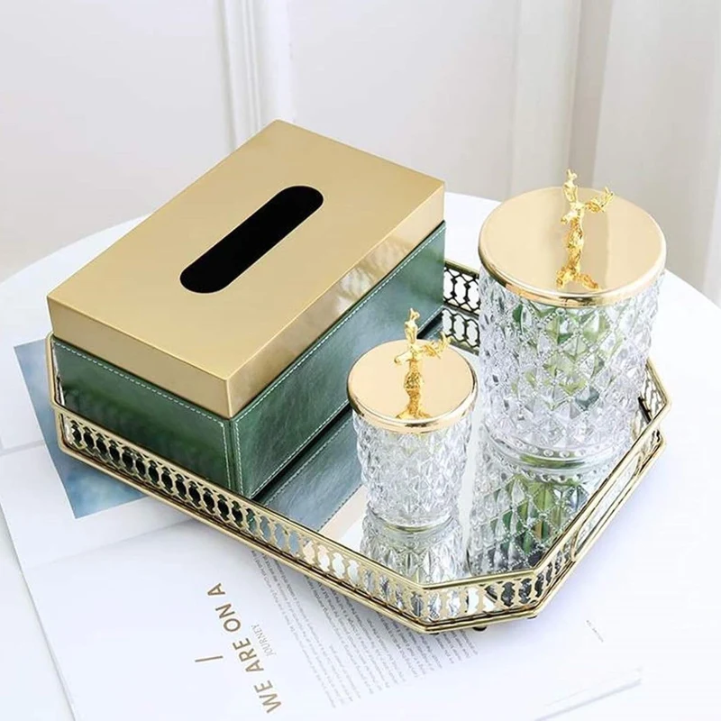 Bandeja Decorativa Espejo Rectangular Santú Home & Deco