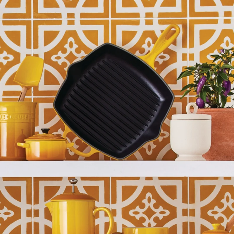 Skillet Grill Cuadrada Néctar 26 Cm Le Creuset