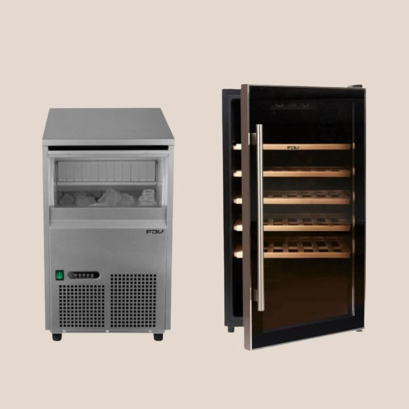 Kit IceMaker FDV ZBP22 + Enfriador de Vinos FDV Black