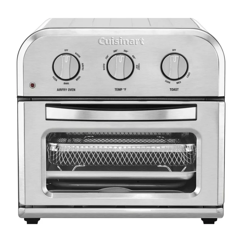 Cuisinart Horno con Freidora de Aire Acero Inoxidable Compacto Toa26