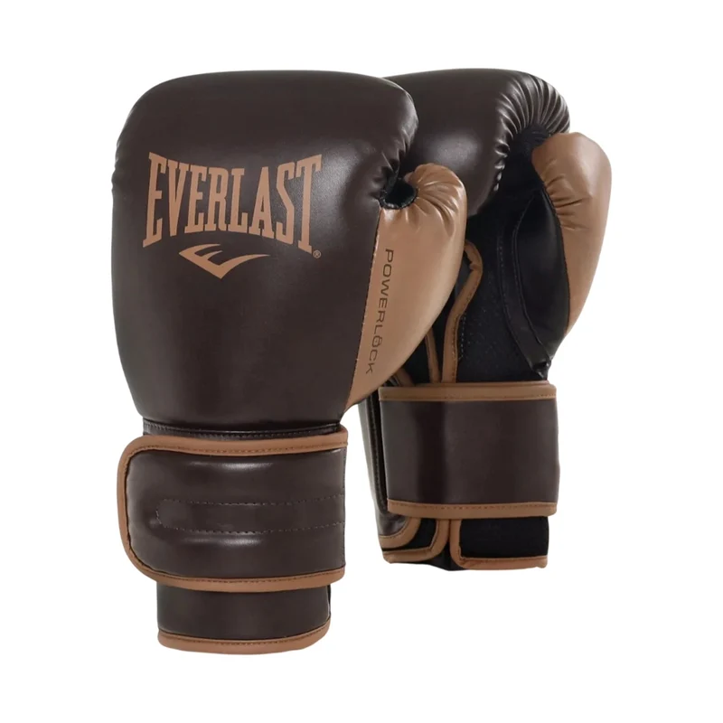 Everlast Guantes de Boxeo Powerlock 2, Café