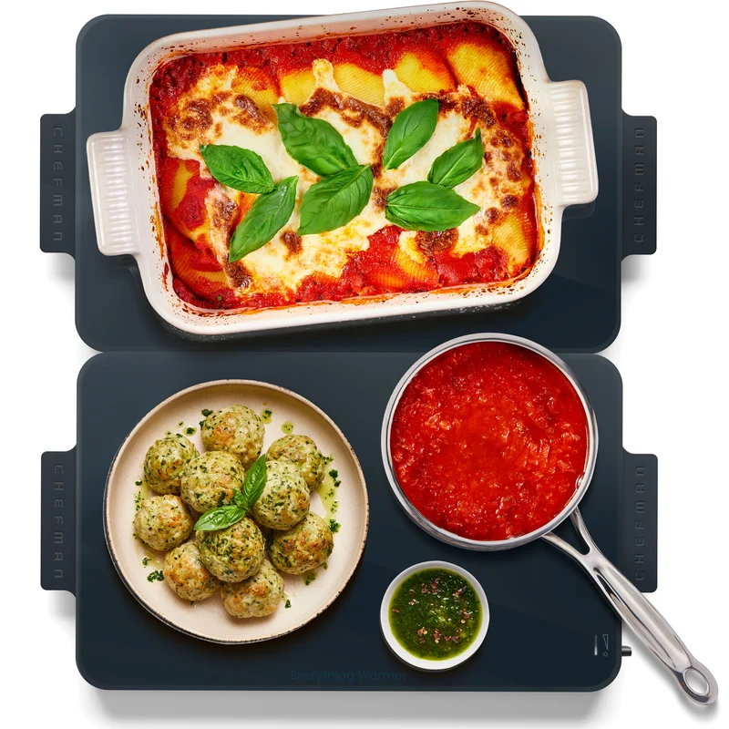 Everything Warmer™ Modular Expanding Warming Tray - Two 10” x 16” Trays