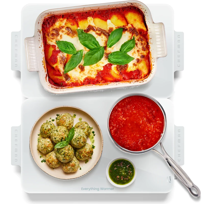 Everything Warmer™ Modular Expanding Warming Tray - Two 10” x 16” Trays