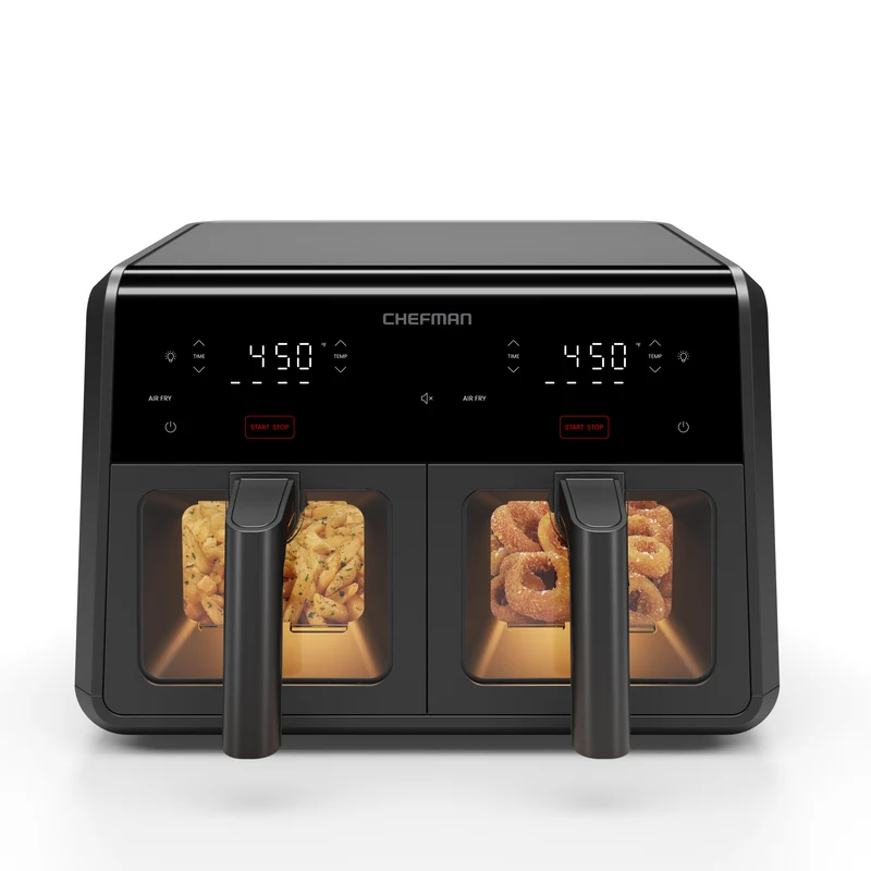 9 Qt. TurboFry® Dual Basket Air Fryer with DC Motor