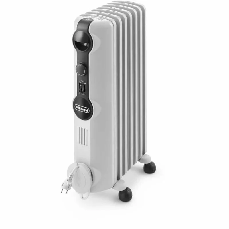 Radiador de aceite (7 cámaras) DeLonghi Radia Blanco Gris 1500 W