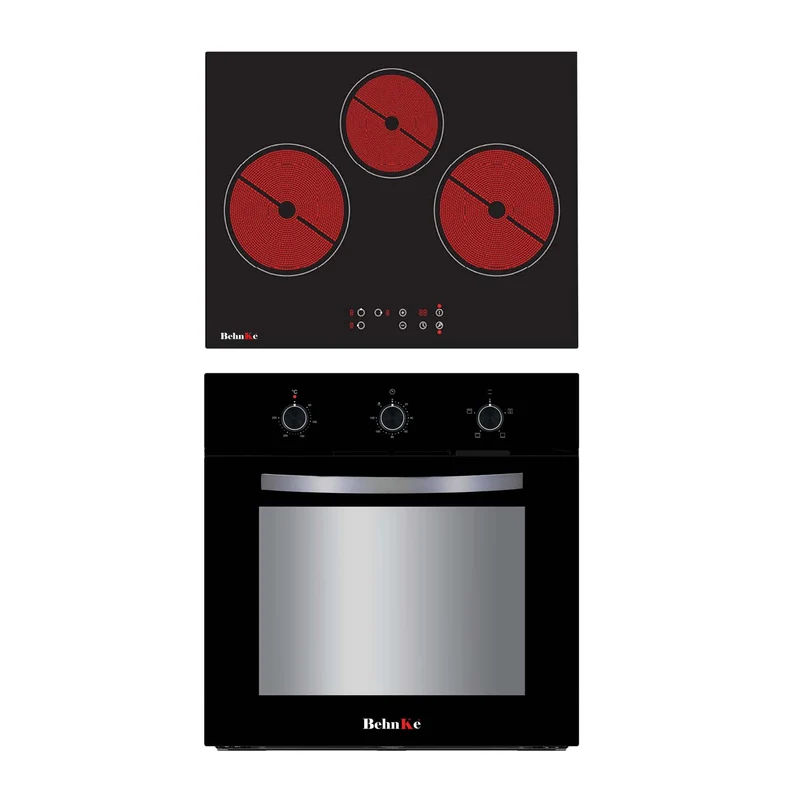 Duo Kit Cocina Empotrado Horno + Encimera Vitro 3 Platos