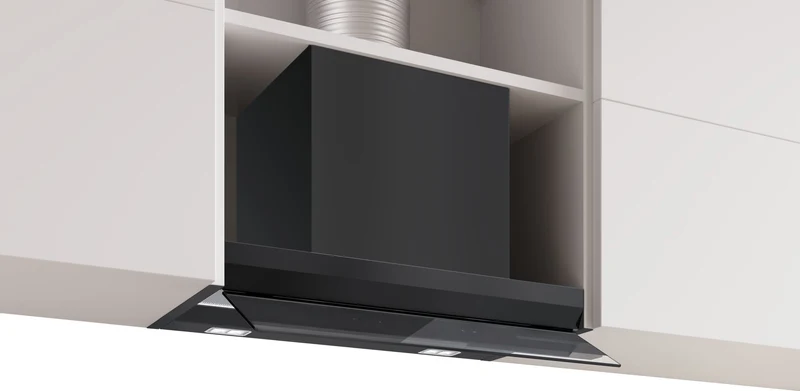 Campana integrada Bosch DBB67DP60 Serie 6 60 cm Negra 699 m³/h Clase A+