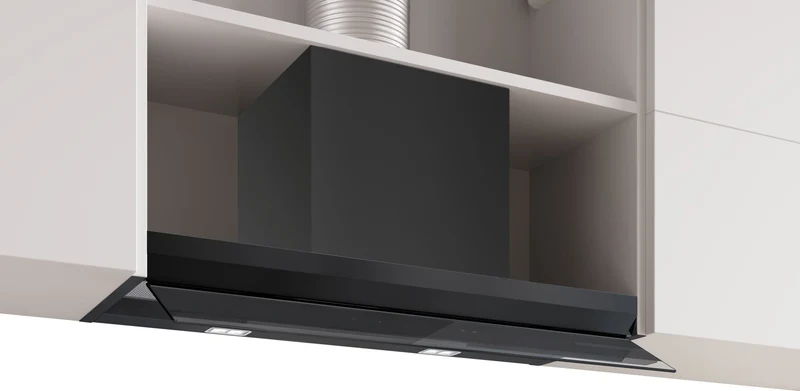 Campana integrada Bosch DBB87DP60 Serie 6 80 cm Negra 699 m³/h Clase A+