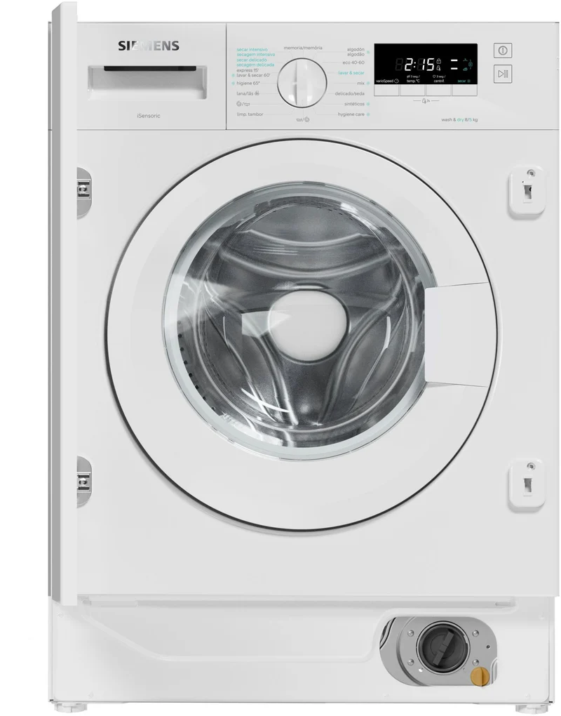 Siemens WK14D260ES Lavasecadora integrada 8/5 kg 1400 RPM Clase E