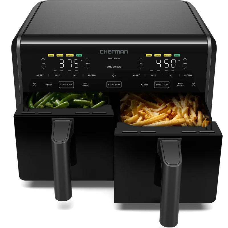 9 Qt. TurboFry® Dual Basket Air Fryer