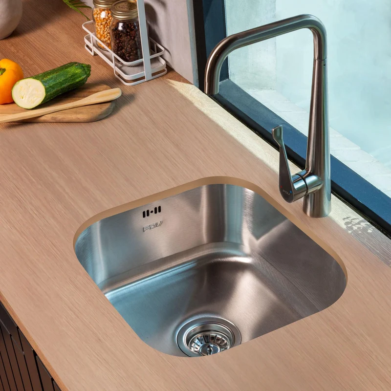 Lavaplatos Bajo Cubierta Acero Inox Cubus 1C