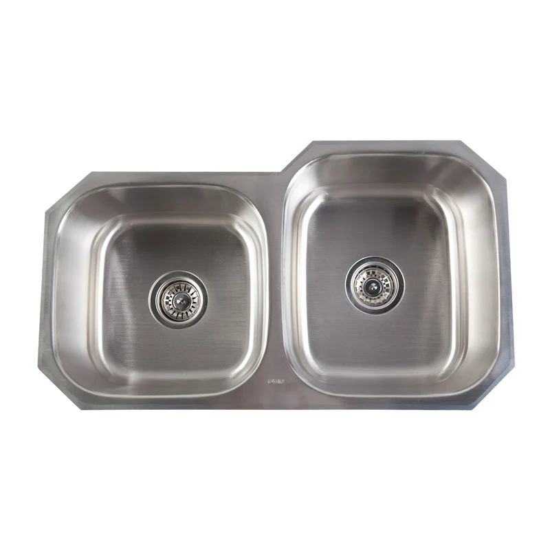 Lavaplatos Bajo Cubierta Acero Inox BE USA 2C Izq