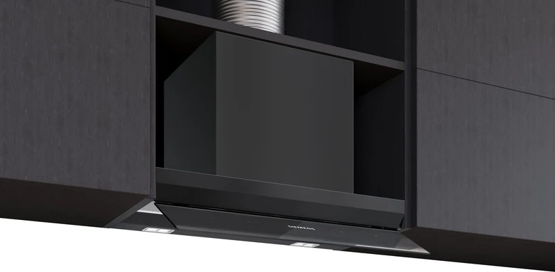 Siemens LJ67BDP60 Campana integrada 60 cm negra 699 m³/h Clase A+