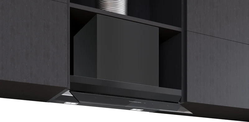 Siemens LJ68BET60 Campana integrada 60 cm negra 851 m³/h Clase A+