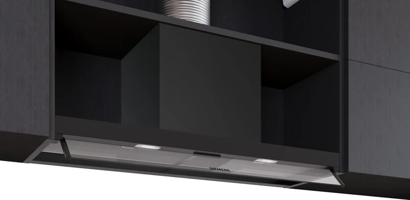 Siemens LJ95BCC60 Campana integrada 90 cm negra 583 m³/h Clase B