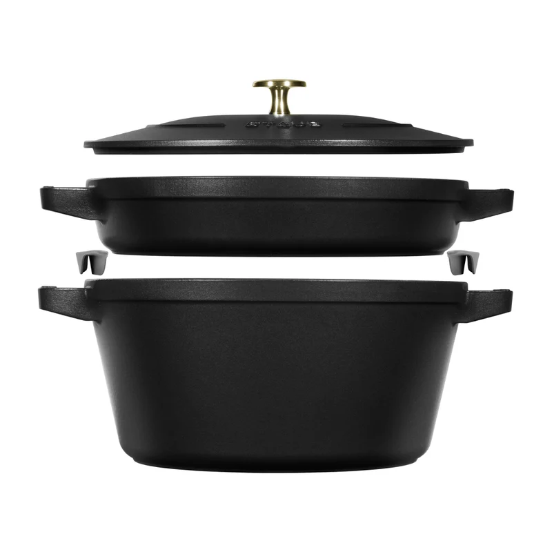 Set de 3 piezas de hierro fundido apilables Staub
