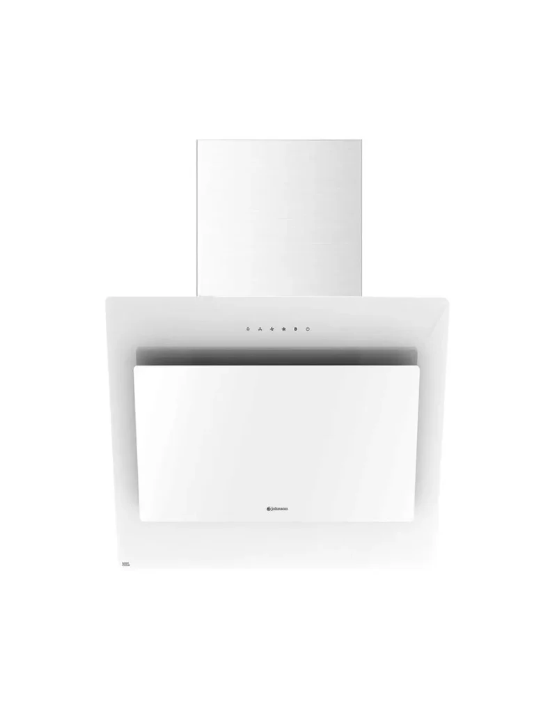 Campana de pared Johnson 60 cm cristal blanco inclinado KON608B
