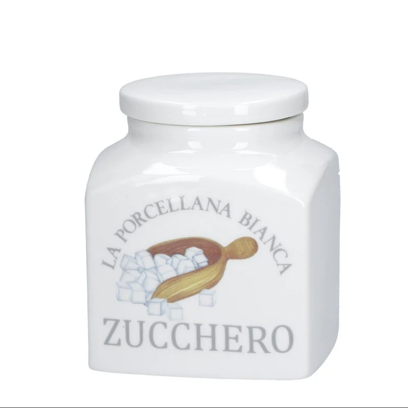 Azucarero de porcelana Conserva La Porcellana Bianca