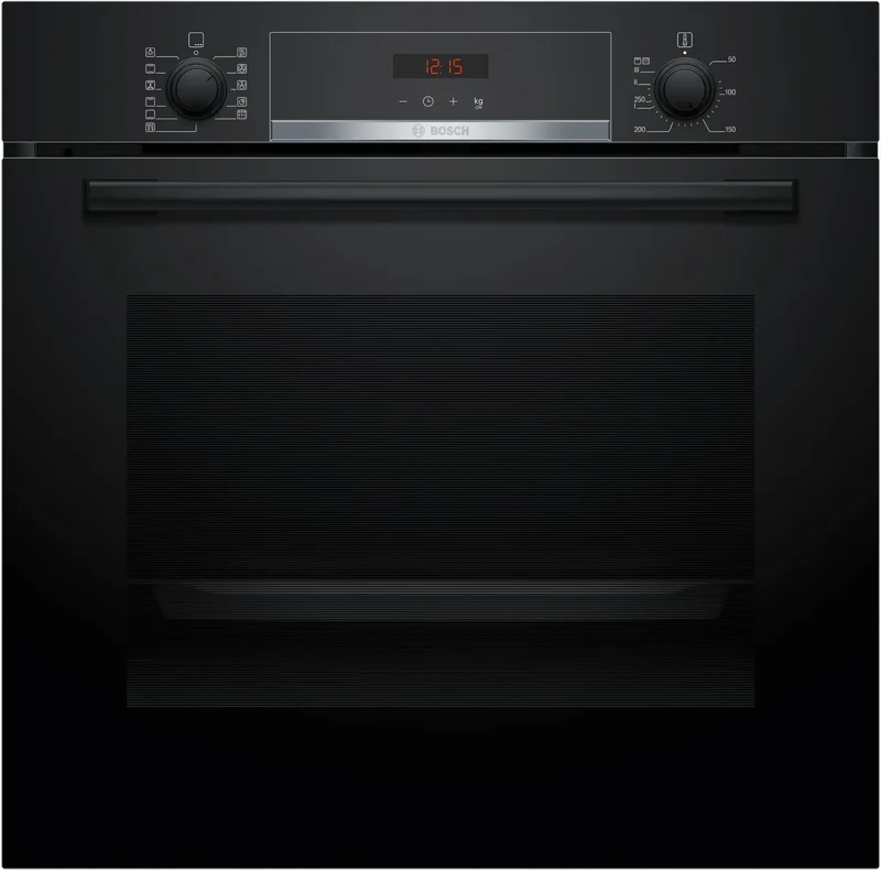 Horno Bosch HBA574BB3 Serie 4 Multifunción Pirolítico Cristal Negro Clase A+