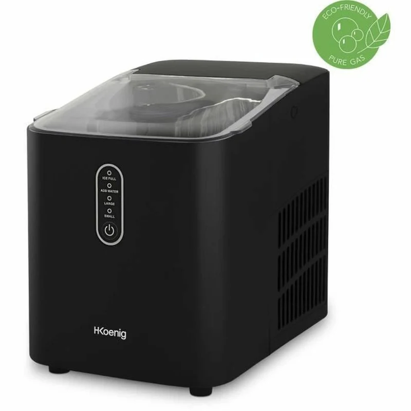 Máquina para hacer hielo Hkoenig KUB14 negra 1 L