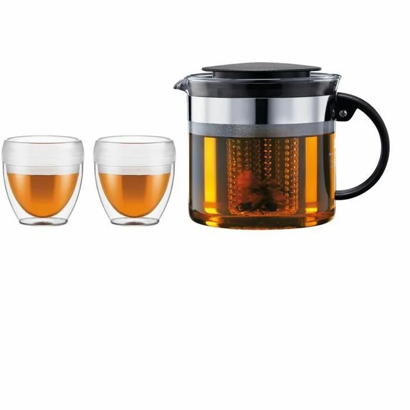 Hervidor de agua Bodum Bistro de plástico negro de 1 l