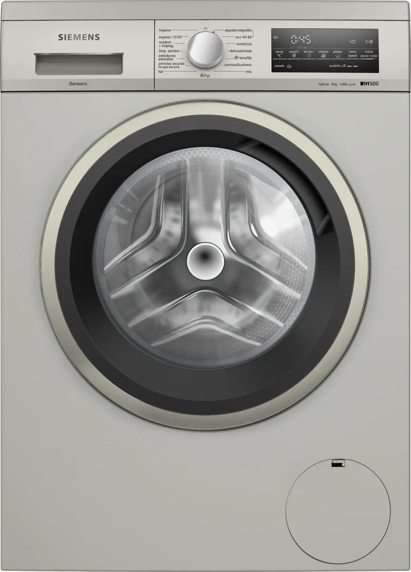 Siemens WU14UT6KES Lavadora 9 kg 1400 RPM Inox Clase A