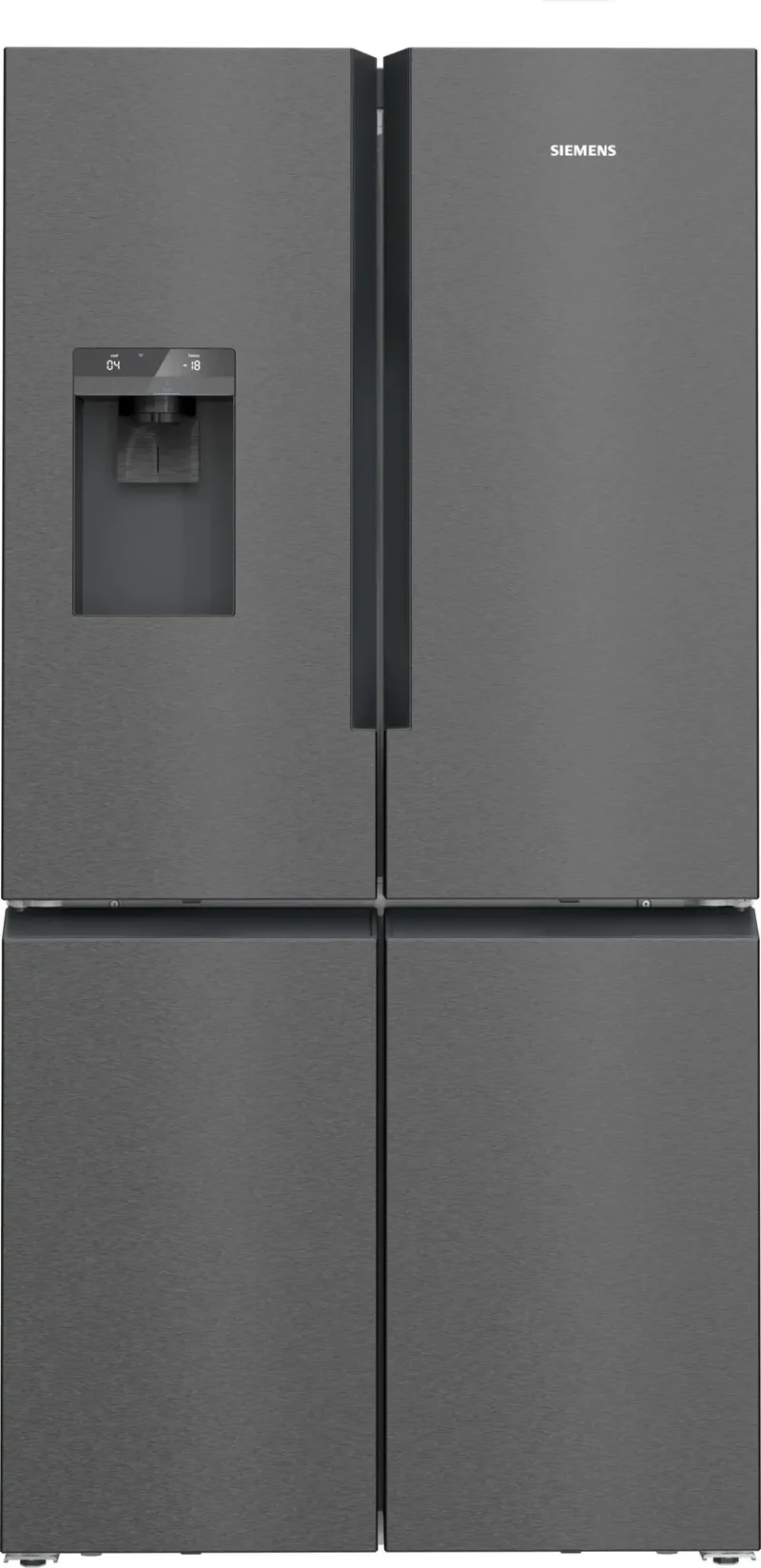 Siemens KF96DAXEA Frigorífico multipuerta 183 x 90,5 cm NoFrost Acero negro Clase E