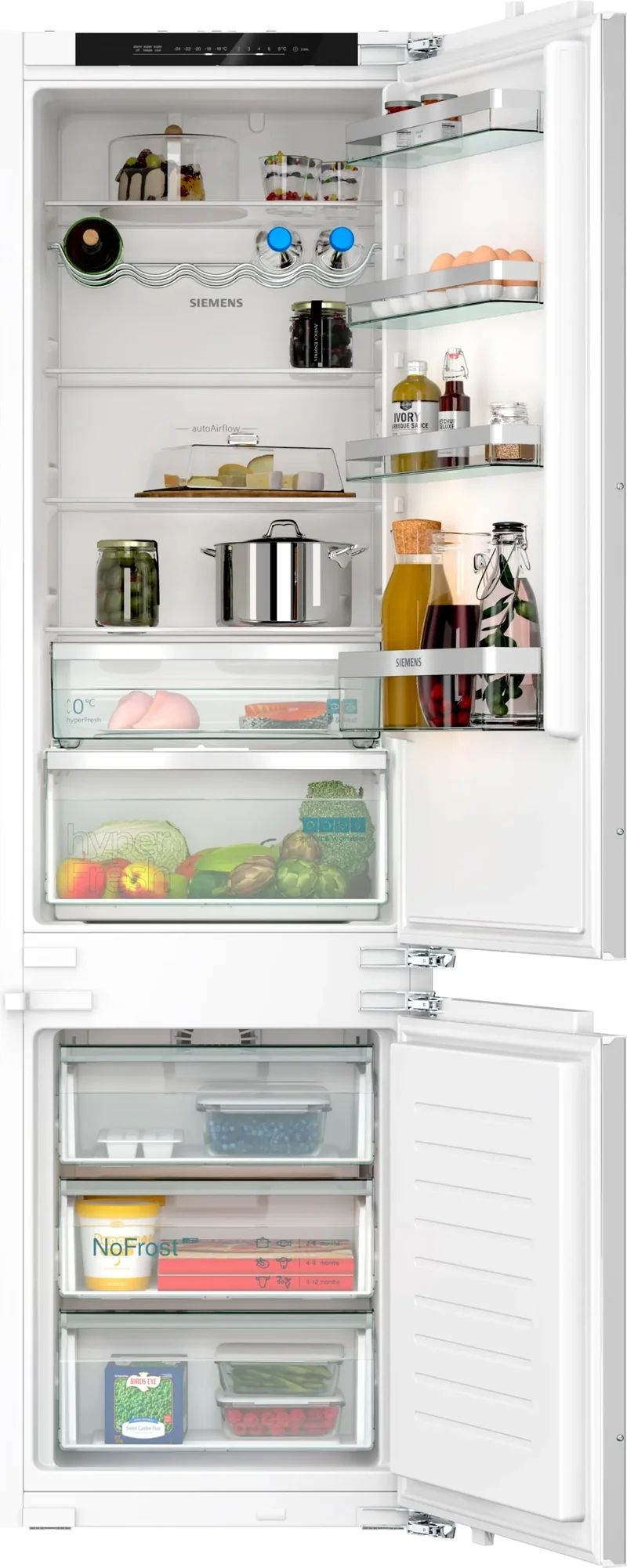 Siemens KI96NVFD0 Frigorífico combi integrado 193,5 x 55,8 cm Clase D