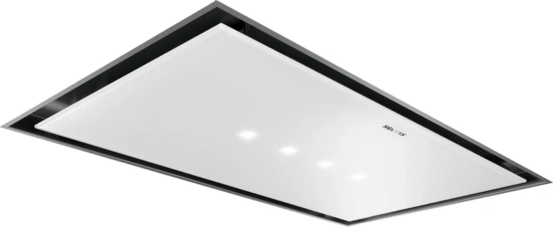 Siemens LR97CBS20 Campana de techo 90 cm Cristal blanco 799 m³/h Clase A