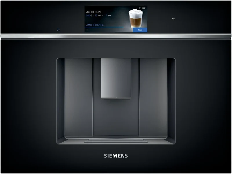 Siemens CT718L1B0 Cafetera totalmente integrable cristal negro