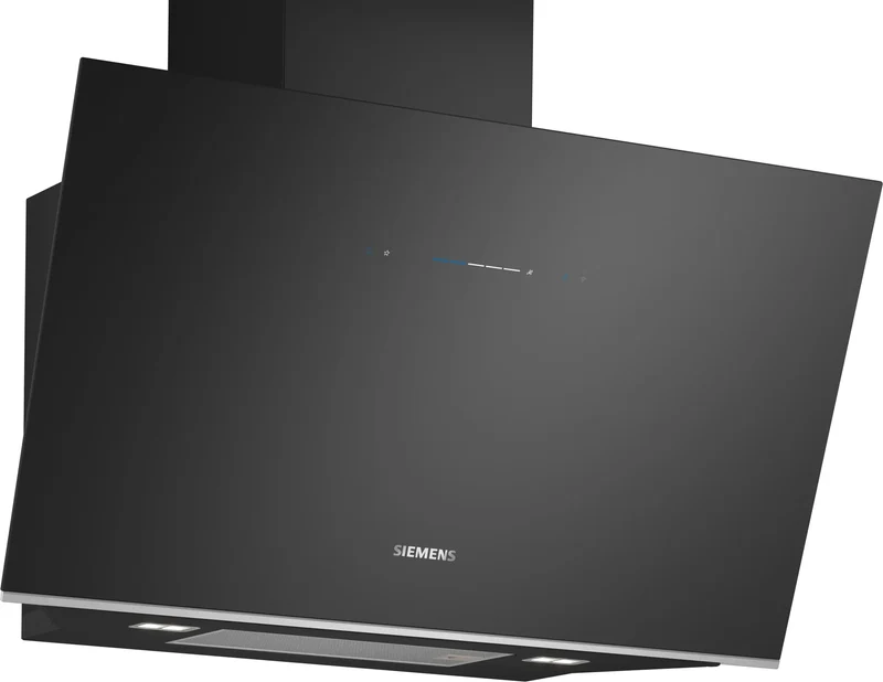 Siemens LC91KLT60 Campana inclinada 90 cm Cristal negro 1007 m³/h Clase A+