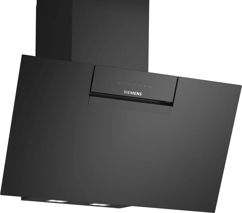 Siemens LC87KFN60 Campana inclinada 80 cm Cristal negro 768 m³/h Clase A+