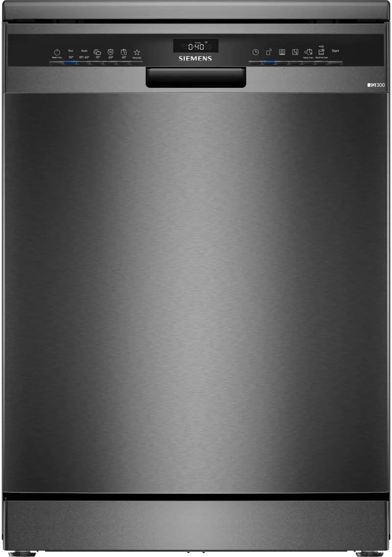 Siemens SN23EC03ME Lavavajillas 60 cm 14 servicios 3ª Bandeja Acero negro Clase B