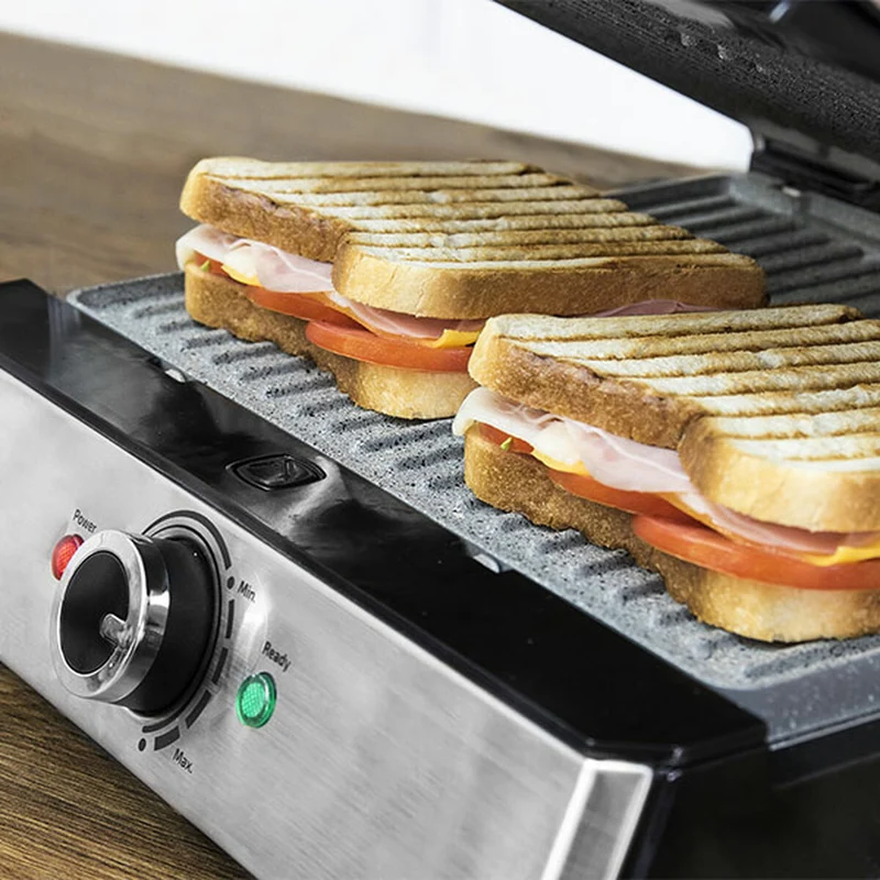 Parrilla Cecotec Rock'nGrill Pro Plata 2000 W