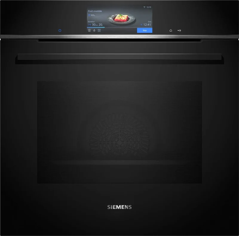 Siemens HB778G3B1 iQ700 Horno pirolítico 60 cm AirFry Cristal negro Clase A+