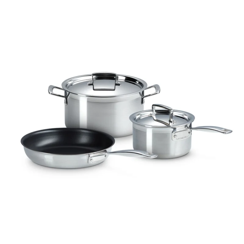 Batería de cocina acero inoxidable 3-PLY Le Creuset
