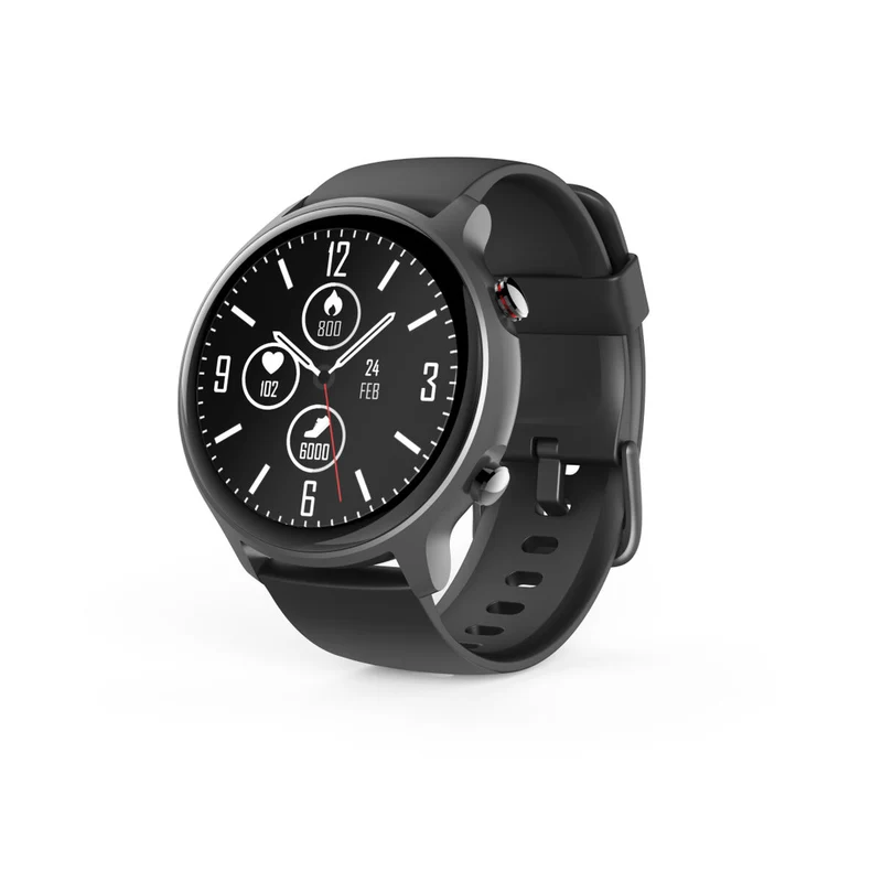 Reloj inteligente Hama 00178610 Negro Gris 1,28" Ø 46 mm