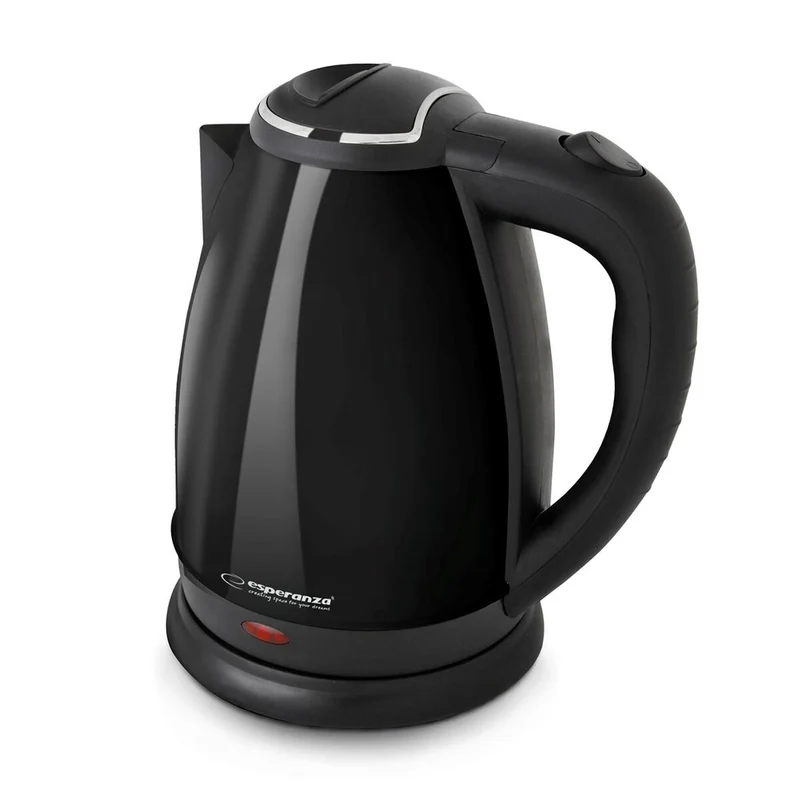 Hervidor Esperanza EKK113K Negro Acero inoxidable Plástico 1800 W 1,8 L