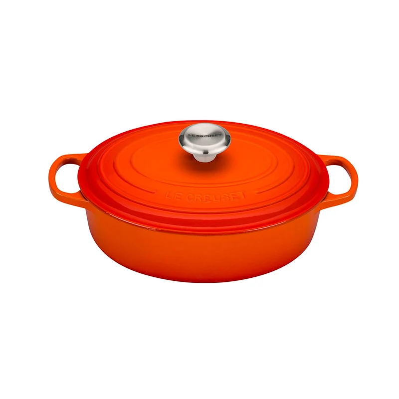 Cocotte oval baja Evolution de Le Creuset