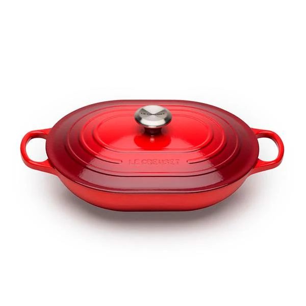 Cocotte baja tipo cacerola ovalada Le Creuset