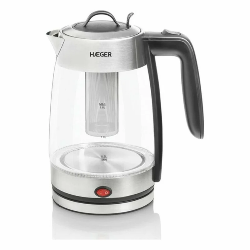 Hervidor de Agua y Tetera Eléctrica Haeger EK-22F.020A Blanco Acero inoxidable 2200 W