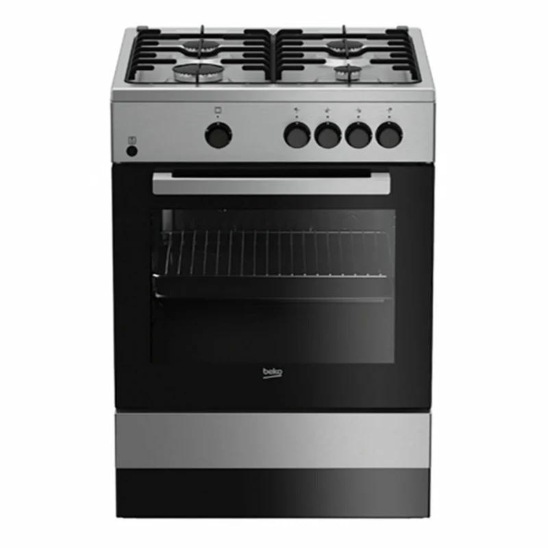 Cocina a gas BEKO 8690842072468 60 cm 64 L Acero